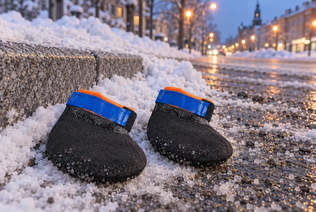 testx.se testar Non-Stop Dogwear Protector Bootie: hundskor vinter bäst i test i vardagsmiljö