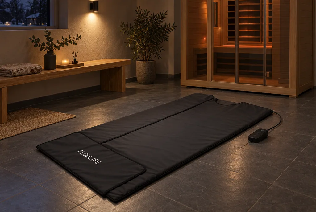 testx.se testar Flowlife Flowsauna Blanket Pro: bästa bärbara i vardagsmiljö