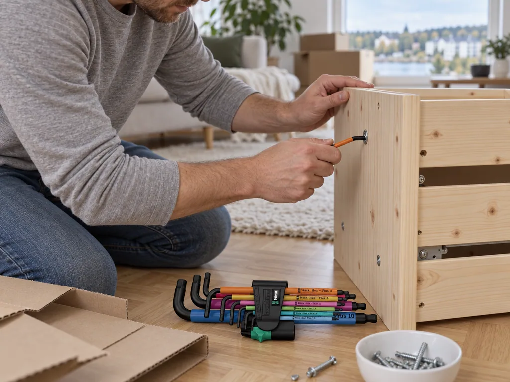 Användning insexnyckelsats: Wera 950/9 Hex-Plus Multicolour HF 1 i vardagen