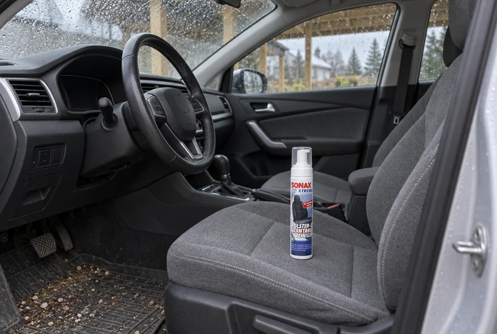 testx.se testar Sonax Xtreme Upholstery & Alcantara Cleaner: bästa för tygklädsel och alcantara i vardagsmiljö