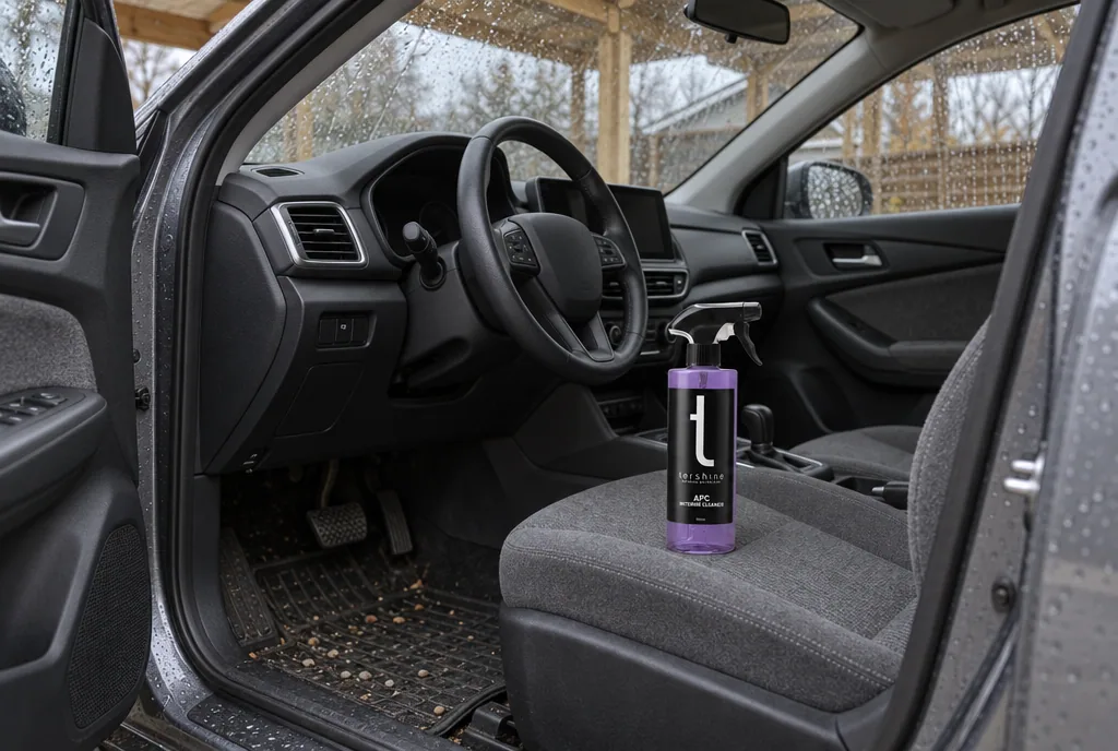 testx.se testar Tershine APC Interior Cleaner: interiörrengöring bäst i test i vardagsmiljö