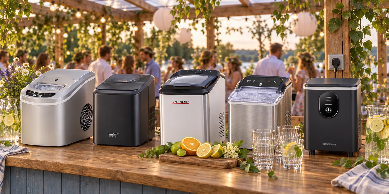 Testvinnarna från testet av ismaskin: Wilfa ICE-12S, Caso Clear Ice Advanced, Gastroback Bartender Pro, Wilfa Frost Nugget ICM2B-N500, Severin EZ 7415
