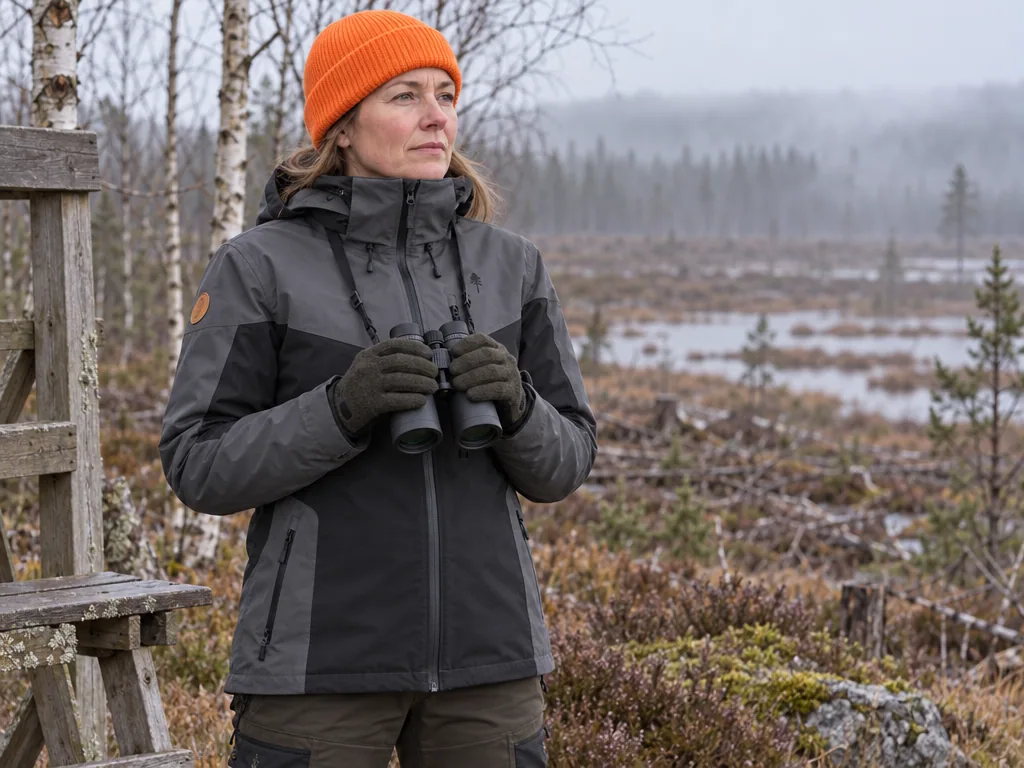Användning jaktjacka dam: Pinewood Finnveden Hybrid Extreme Jacka Dam i vardagen