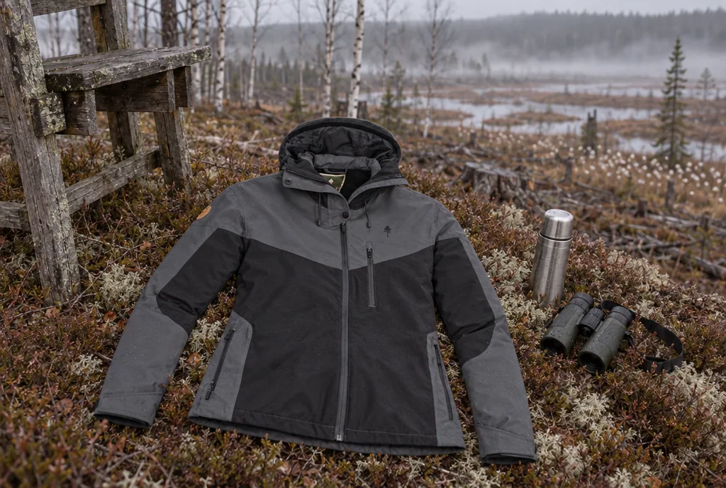 testx.se testar Pinewood Finnveden Hybrid Extreme Jacka Dam: jaktjacka dam bäst i test i vardagsmiljö