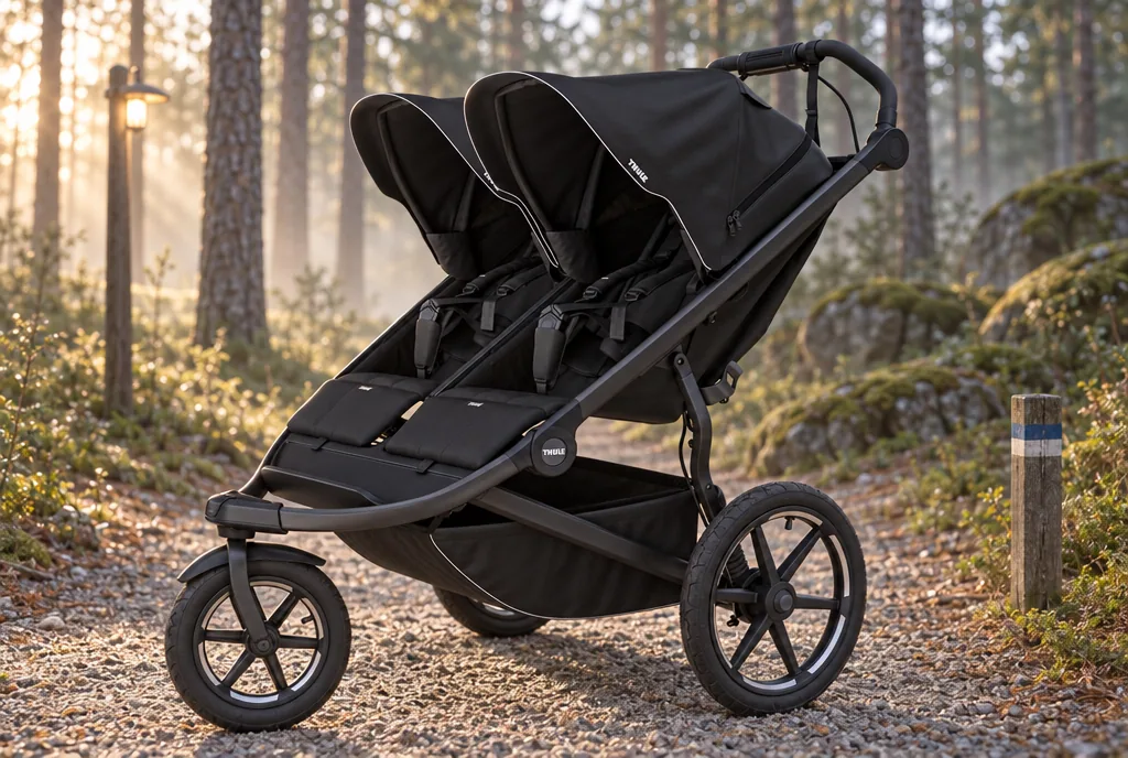 testx.se testar Thule Urban Glide 3 Double: bästa för två barn i vardagsmiljö