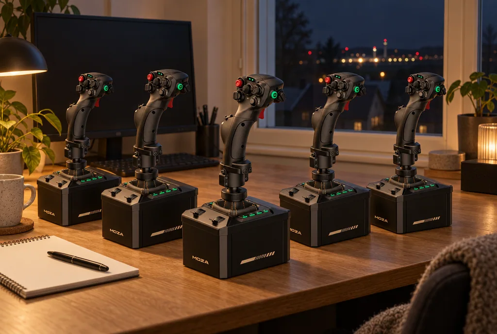 testx.se testar Moza AB6 med MHG Flightstick: bästa premiumvalet i vardagsmiljö