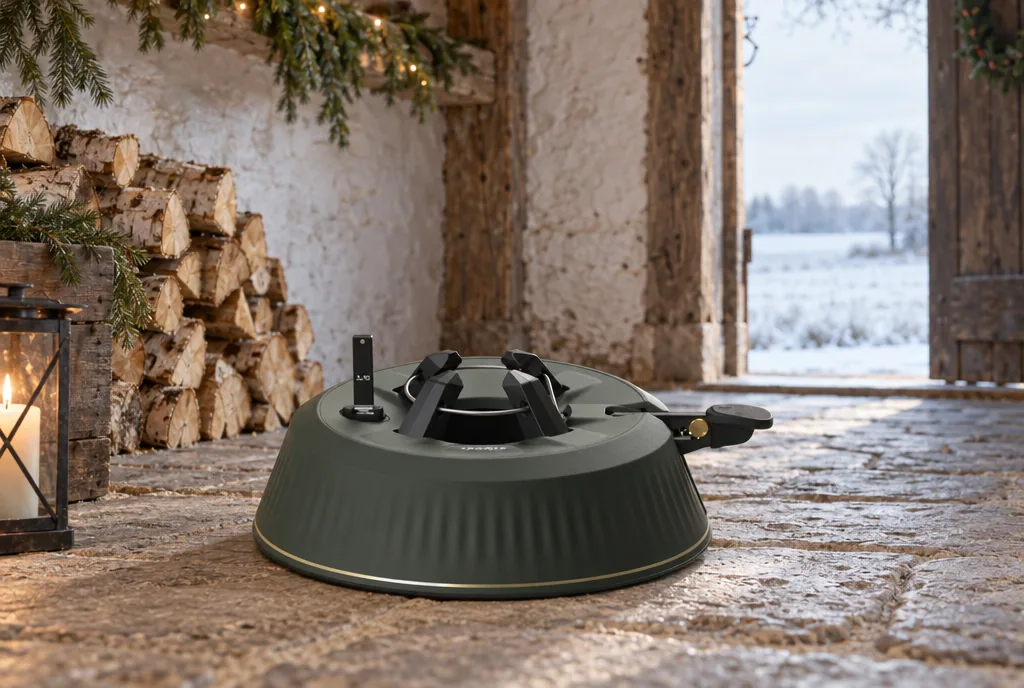testx.se testar Krinner X-240: julgransfot bäst i test i vardagsmiljö