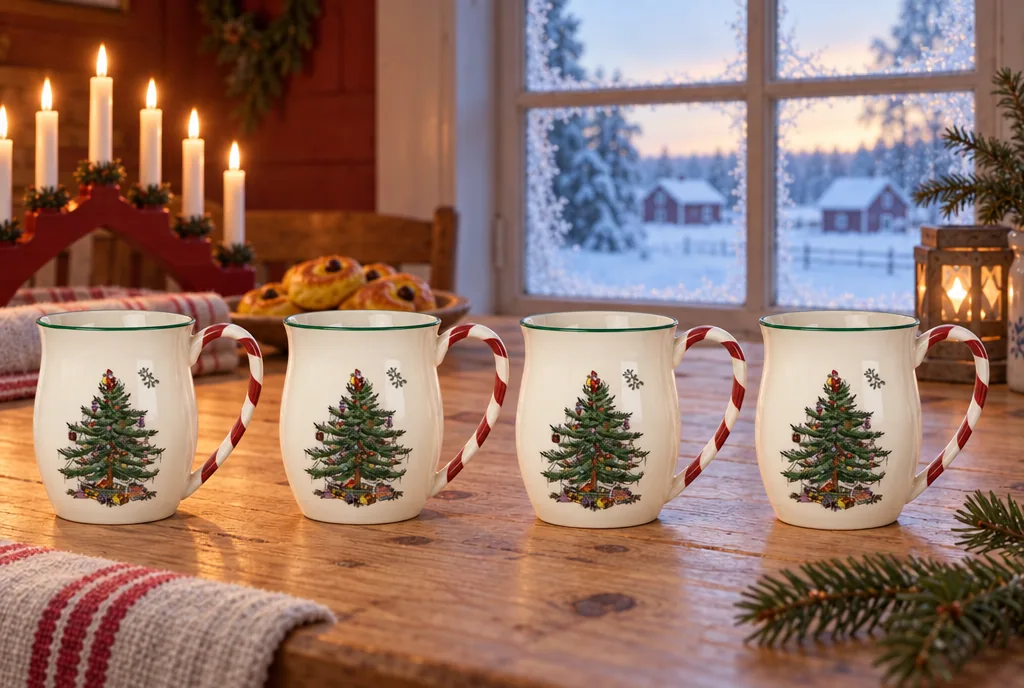 testx.se testar Spode Christmas Tree mugg 40 cl 4-pack: bästa fyrpack för familjen i vardagsmiljö