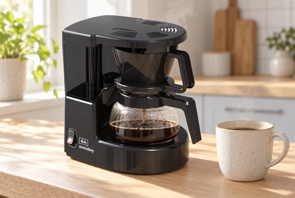 testx.se testar Melitta Aromaboy Black: bästa för små hushåll i vardagsmiljö