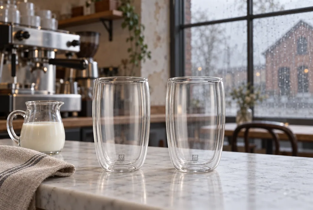 testx.se testar Zwilling Sorrento 35 cl 2-pack: kaffeglas bäst i test i vardagsmiljö