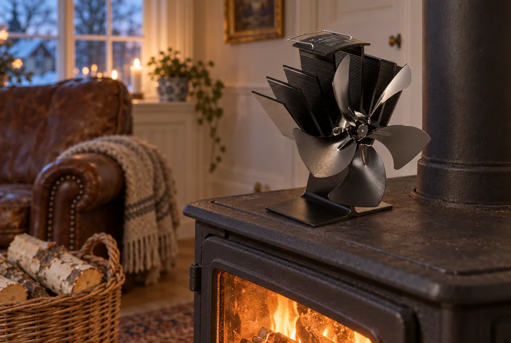 testx.se testar Aduro Stove Fan: bästa från en kamintillverkare i vardagsmiljö
