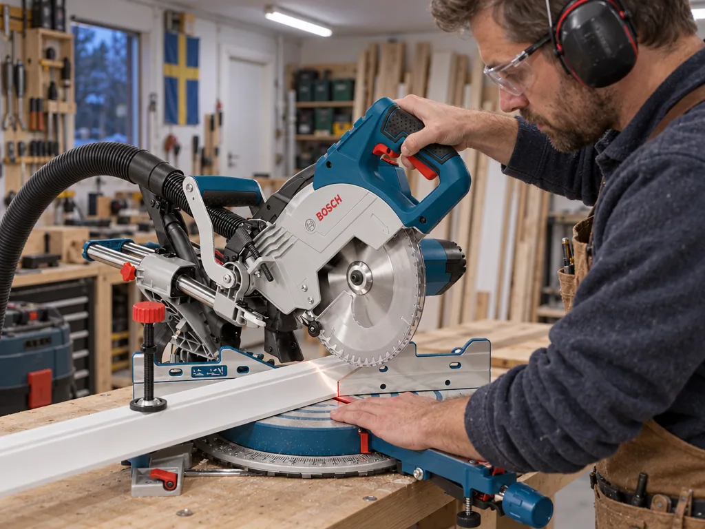 Användning kap- och gersåg: Bosch GCM 8 SJL Professional i vardagen