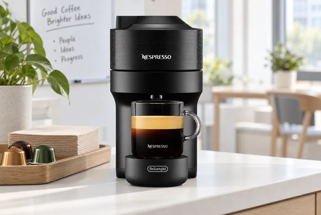 testx.se testar De'Longhi Vertuo Pop ENV90 Black: bästa för stora koppar i vardagsmiljö