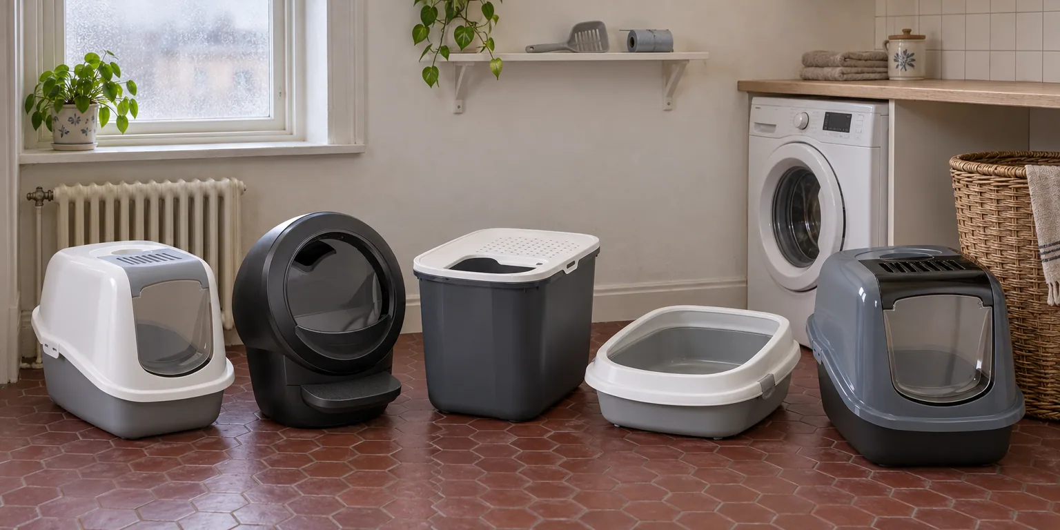 Testvinnarna från testet av kattlåda: Savic Nestor, Whisker Litter-Robot 4, Savic Hop In, Trixie Primo XXL, Peewee EcoHûs