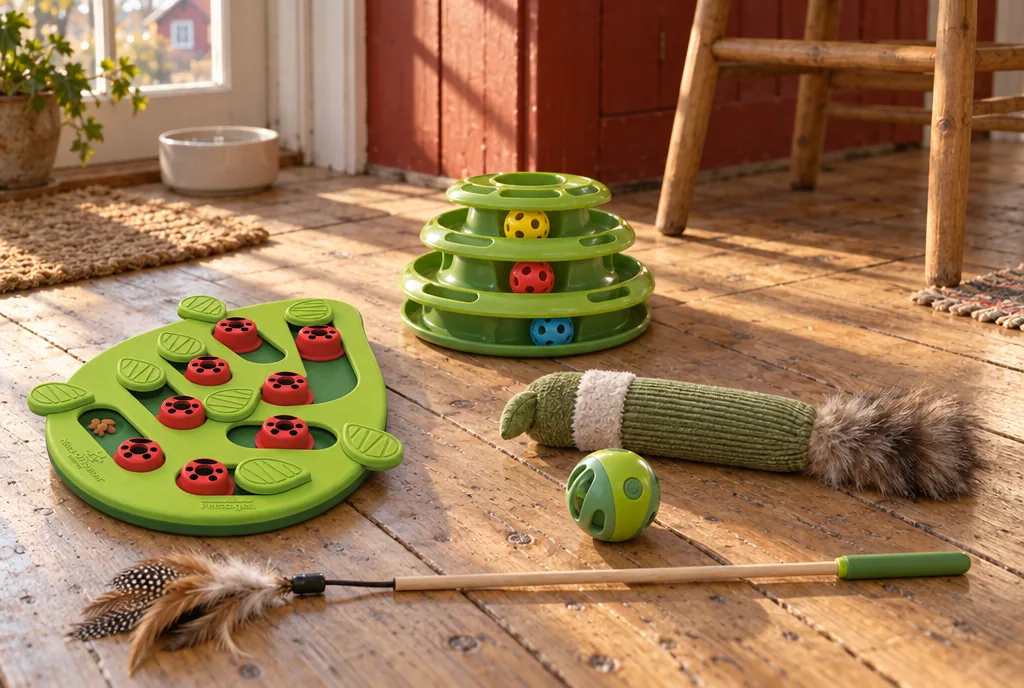 testx.se testar Nina Ottosson Buggin Out: kattleksak bäst i test i vardagsmiljö