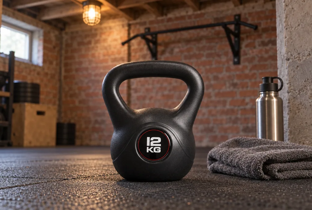 testx.se testar Gymstick Vinyl Kettlebell 12 kg: bästa billiga i vardagsmiljö