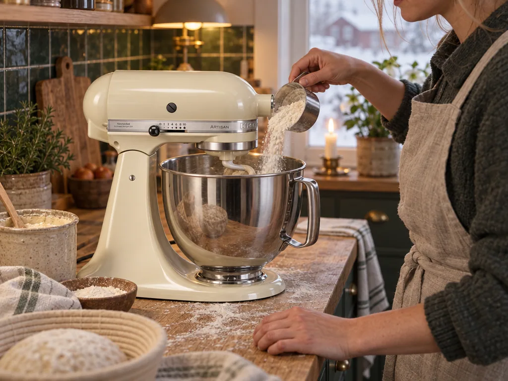 Användning köksassistent: KitchenAid Artisan 5KSM125EAC i vardagen