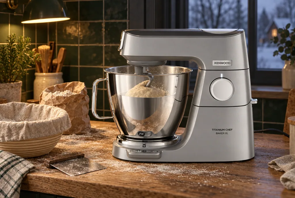 testx.se testar Kenwood Titanium Chef Baker XL KVL85.004SI: bästa med inbyggd våg i vardagsmiljö