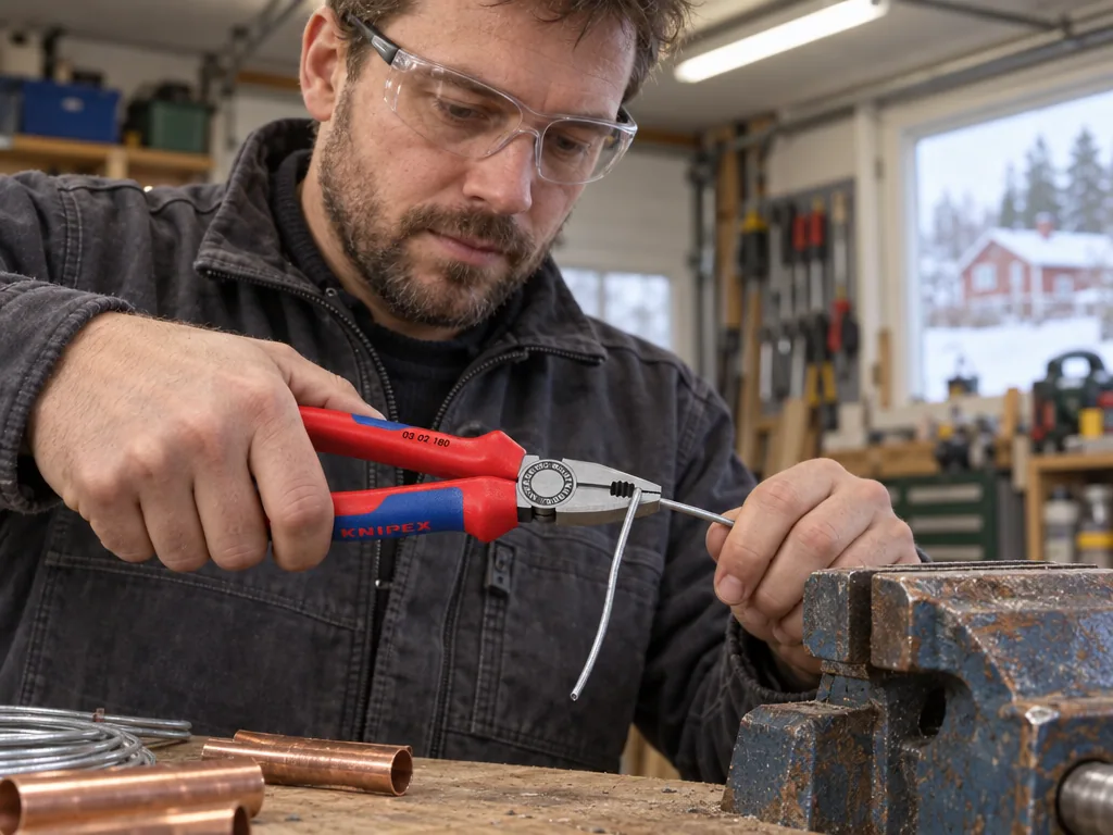 Användning kombinationstång: Knipex 03 02 180 i vardagen