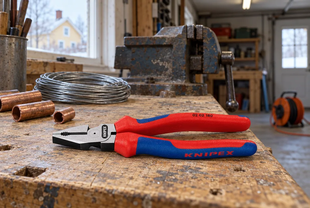 testx.se testar Knipex 02 02 180: bästa kraftkombitång i vardagsmiljö