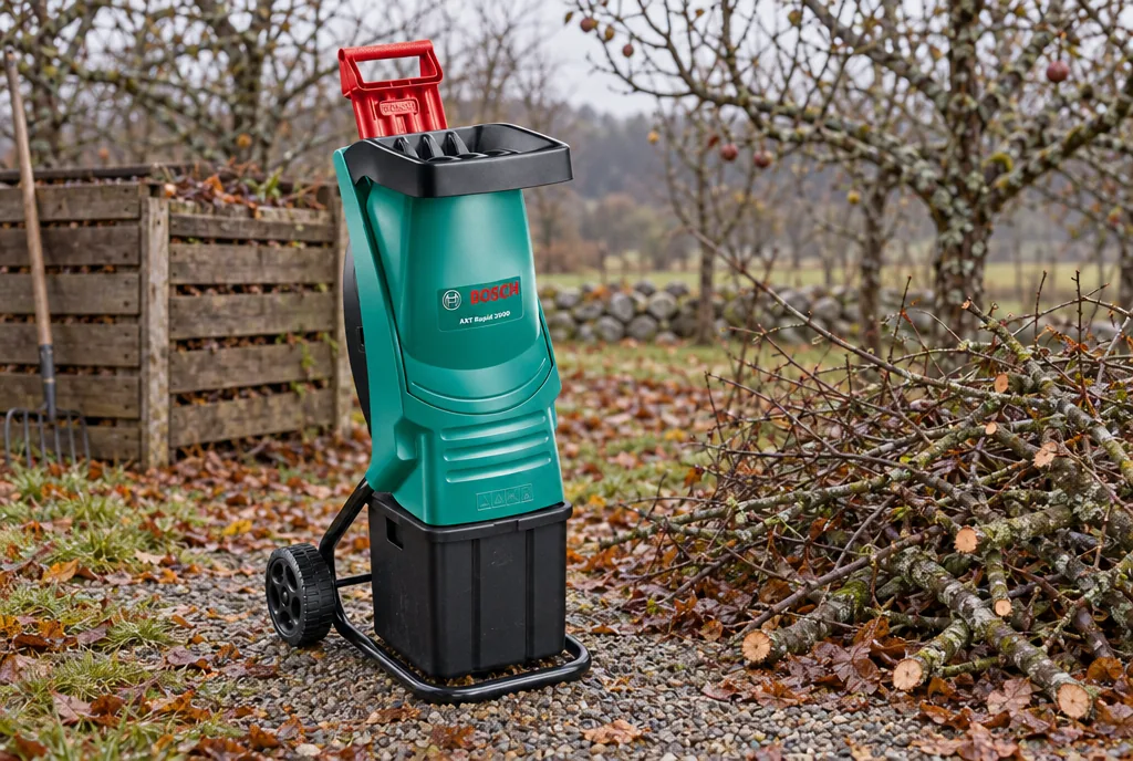 testx.se testar Bosch AXT Rapid 2000: bästa lätta kompostkvarnen i vardagsmiljö