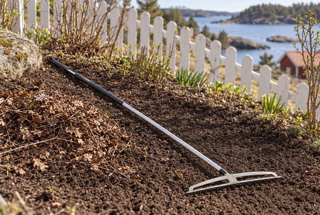 testx.se testar Fiskars Xact Soil Rake: kratta bäst i test i vardagsmiljö