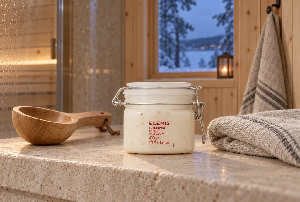 testx.se testar Elemis Frangipani Monoi Salt Glow: bästa premiumvalet i vardagsmiljö