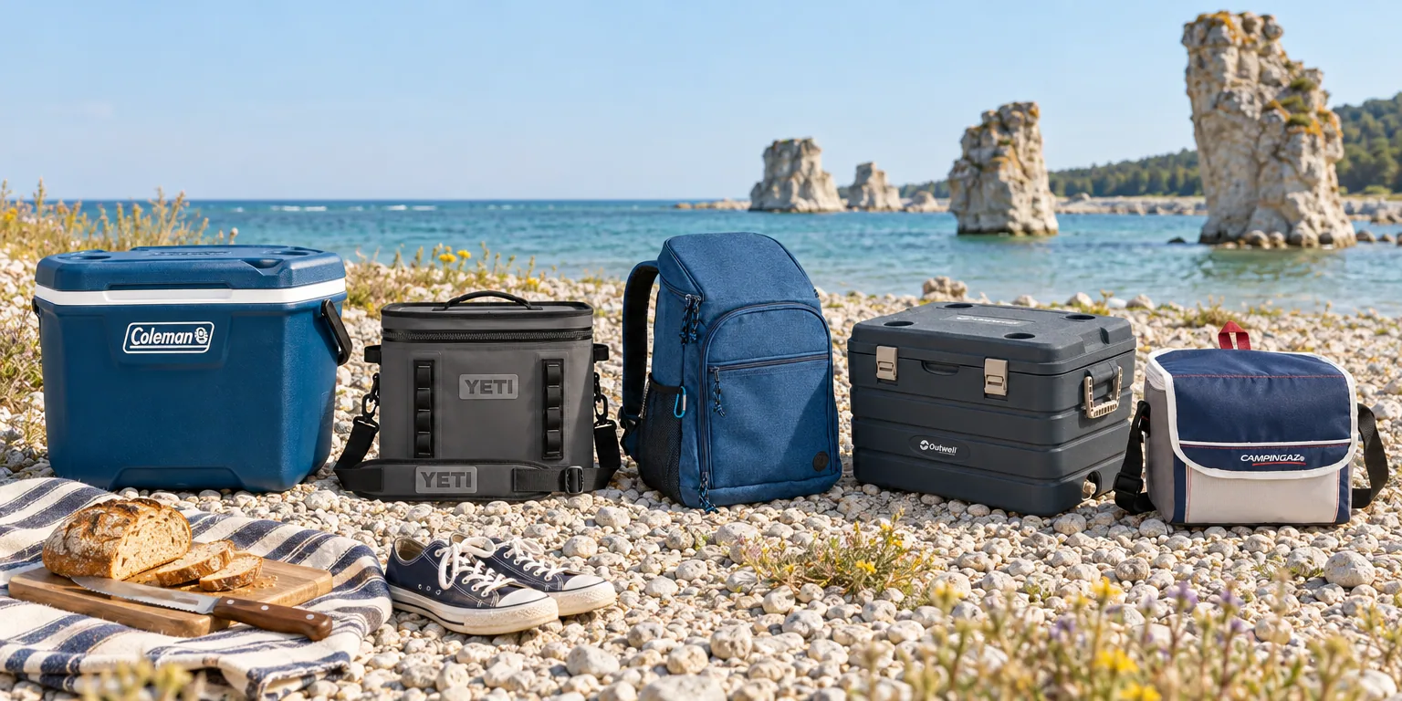 Testvinnarna från testet av kylväska: Coleman Xtreme 28QT, Yeti Hopper Flip 18, Sagaform City Kylryggsäck, Outwell Fulmar 60L, Campingaz Fold'N Cool 5L