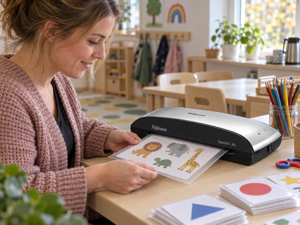Användning lamineringsmaskin: Fellowes Spectra A4 i vardagen