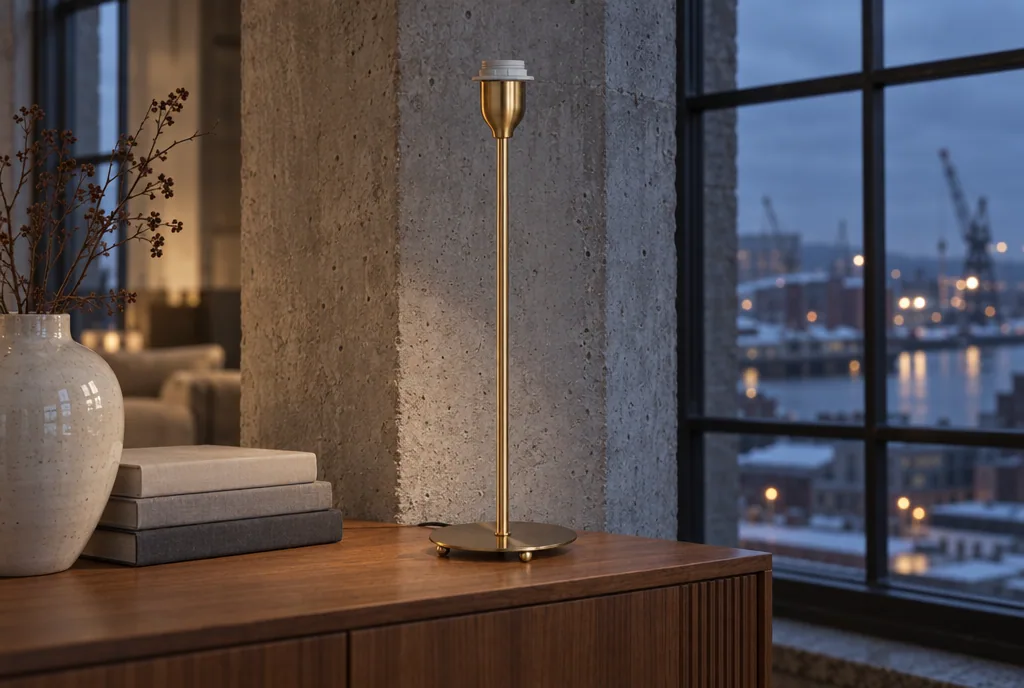 testx.se testar Watt & Veke Line 45 cm guld: bästa smala lampfoten i vardagsmiljö