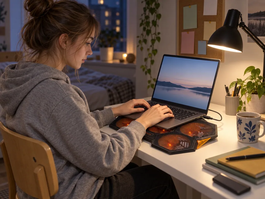Användning laptopkylare: Deltaco GAM-072 i vardagen