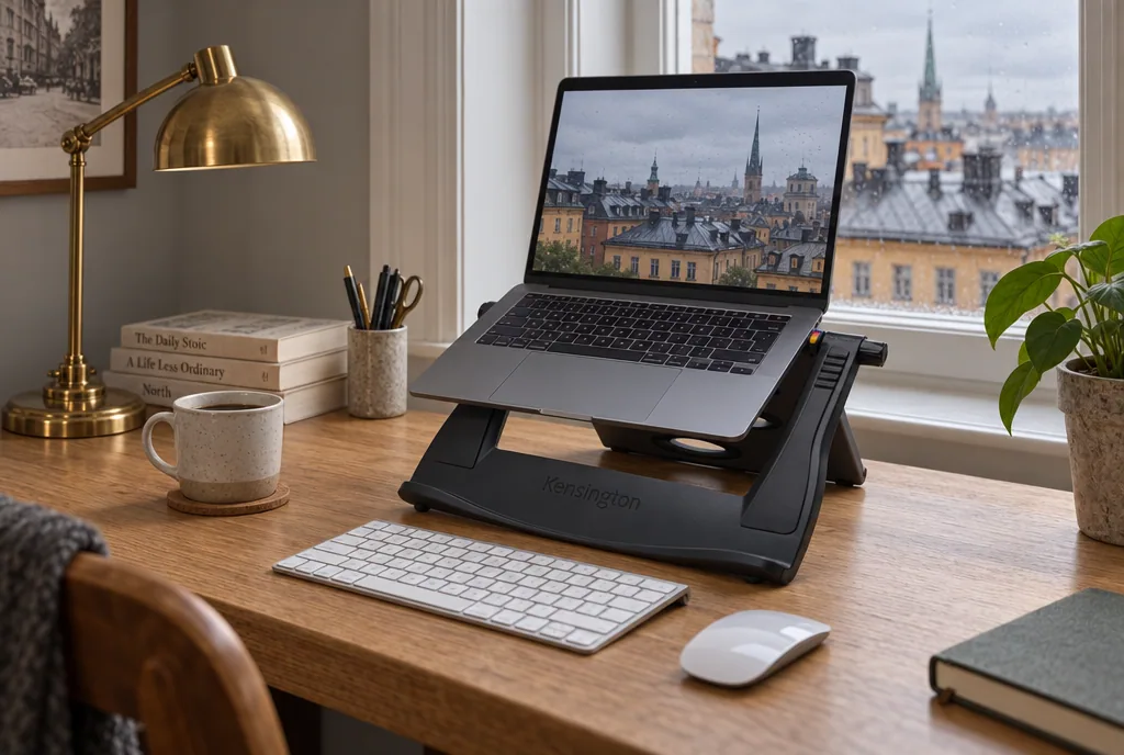 testx.se testar Kensington SmartFit Easy Riser: laptopställ bäst i test i vardagsmiljö
