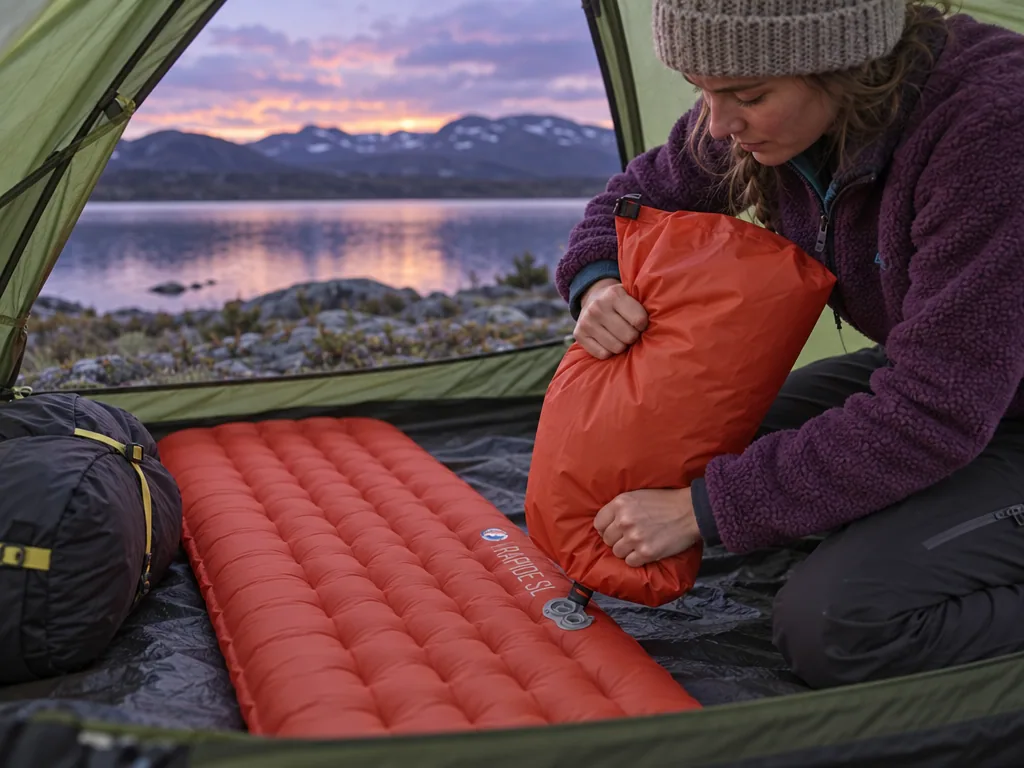 Användning liggunderlag: Big Agnes Rapide SL Insulated i vardagen