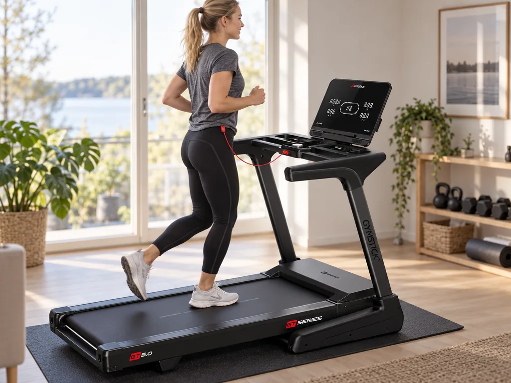 Användning löpband: Gymstick GT5.0 i vardagen