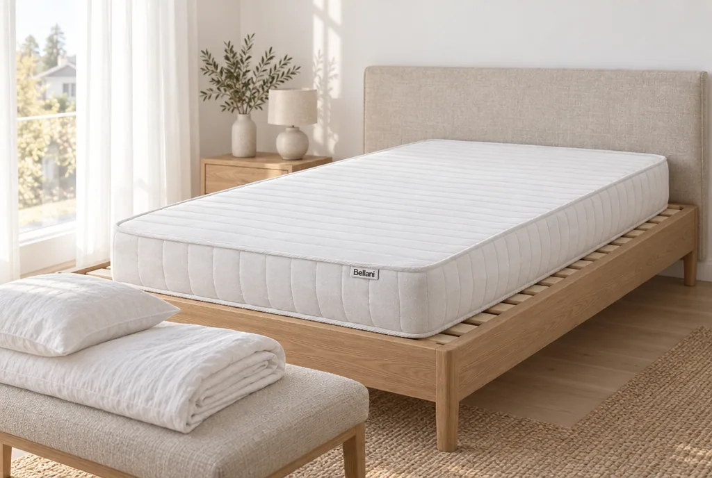 testx.se testar Beliani Delightful 90x200: bästa pocketmadrass för enkelsängen i vardagsmiljö