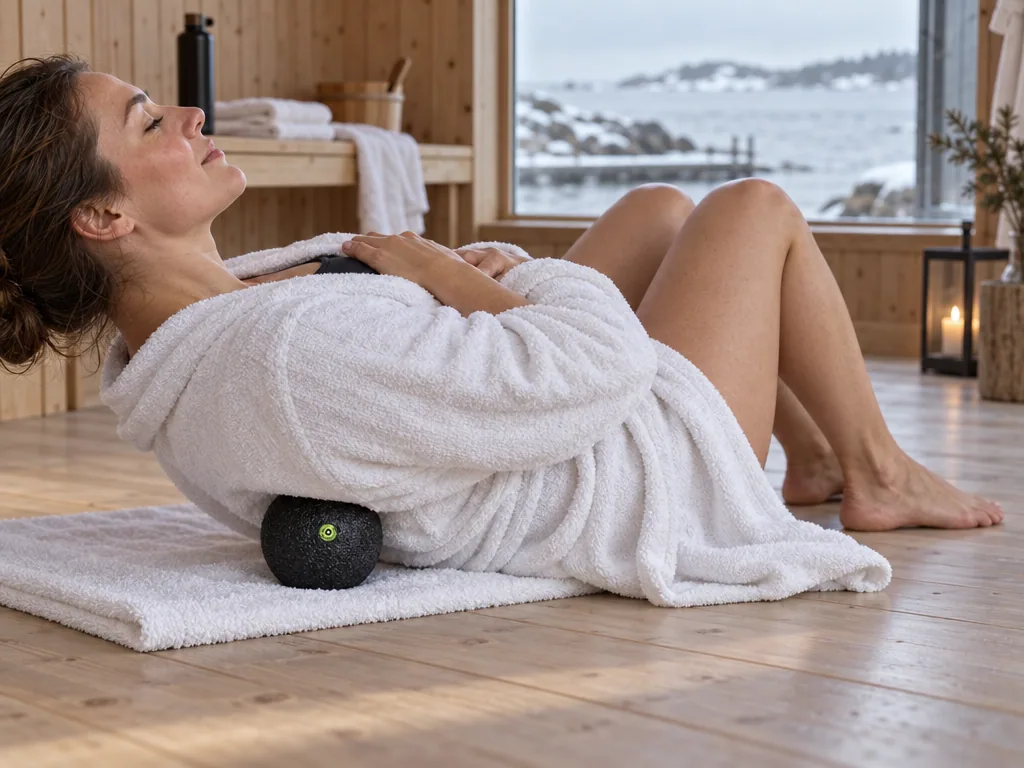 Användning massageboll: Blackroll Ball 08 i vardagen