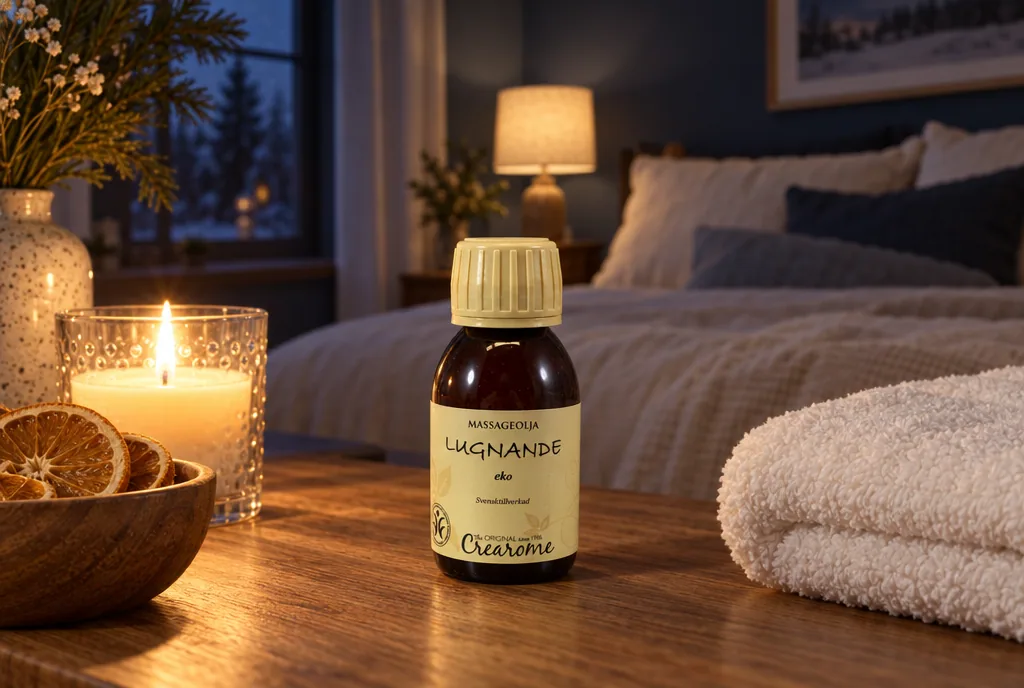 testx.se testar Crearome Massageolja Lugnande 100 ml: bästa ekologiska i vardagsmiljö