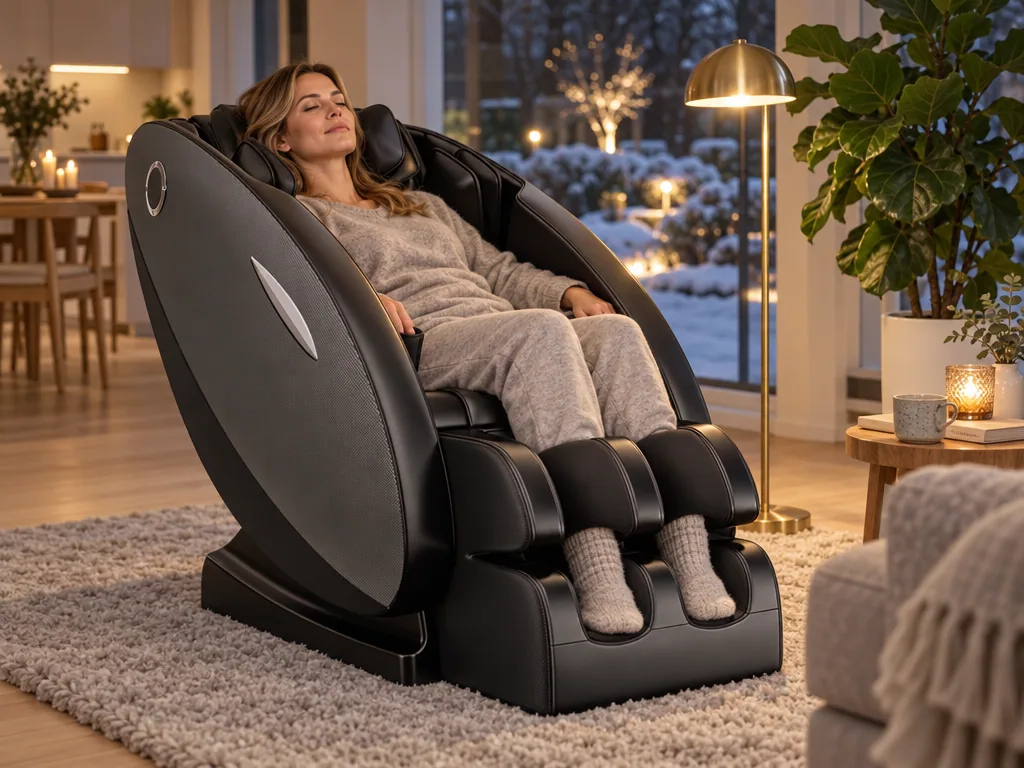 Användning massagestol: Lykke Massagestol Pro i vardagen