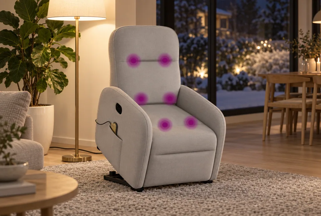 testx.se testar vidaXL Massagefåtölj med uppresningshjälp: bästa uppresningshjälp i vardagsmiljö