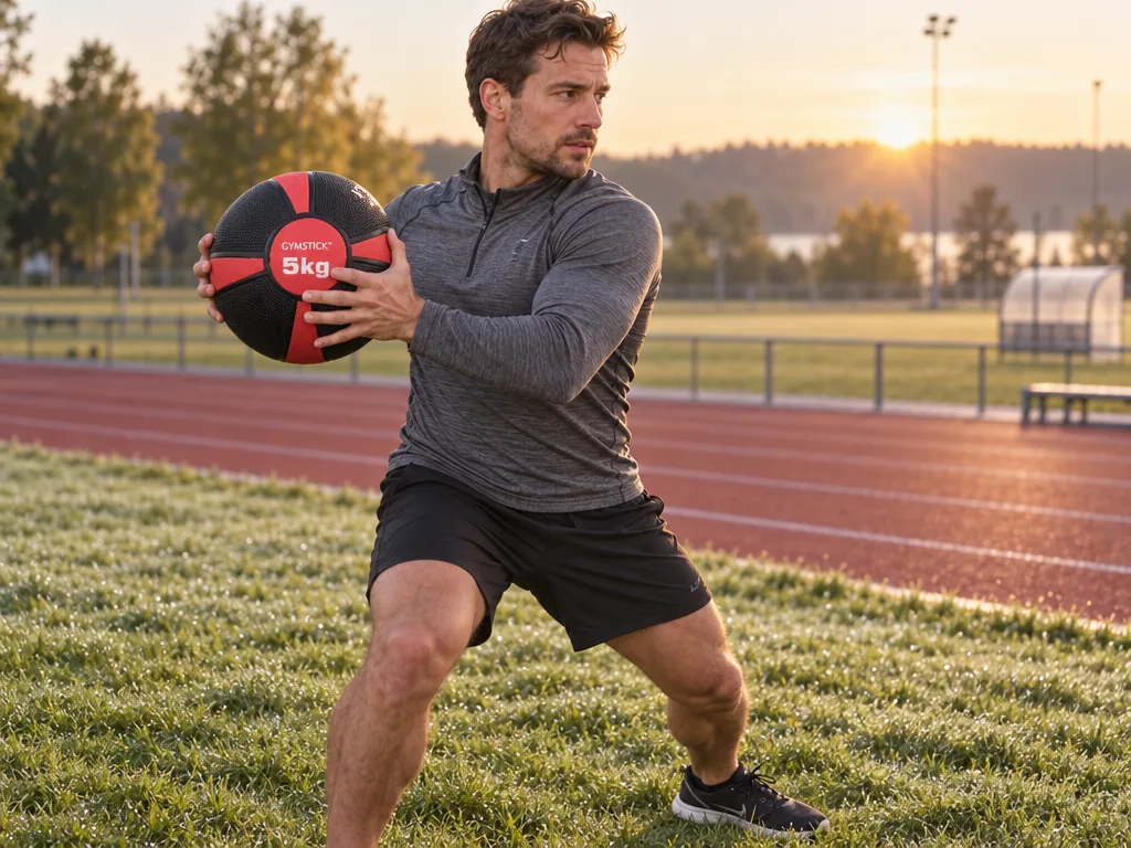 Användning medicinboll: Gymstick Medicine Ball 5 kg i vardagen