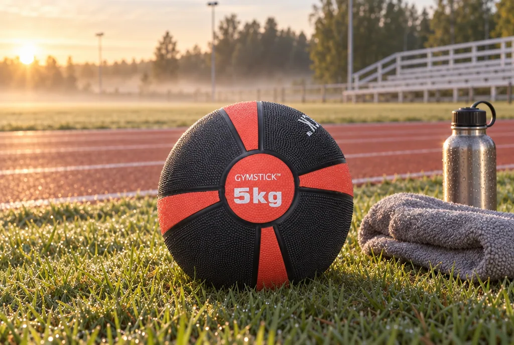 testx.se testar Gymstick Medicine Ball 5 kg: medicinboll bäst i test i vardagsmiljö