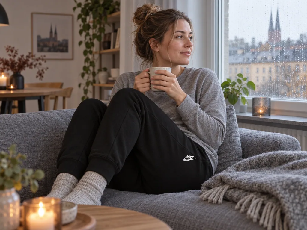 Användning mjukisbyxor: Nike Club Fleece Joggers i vardagen
