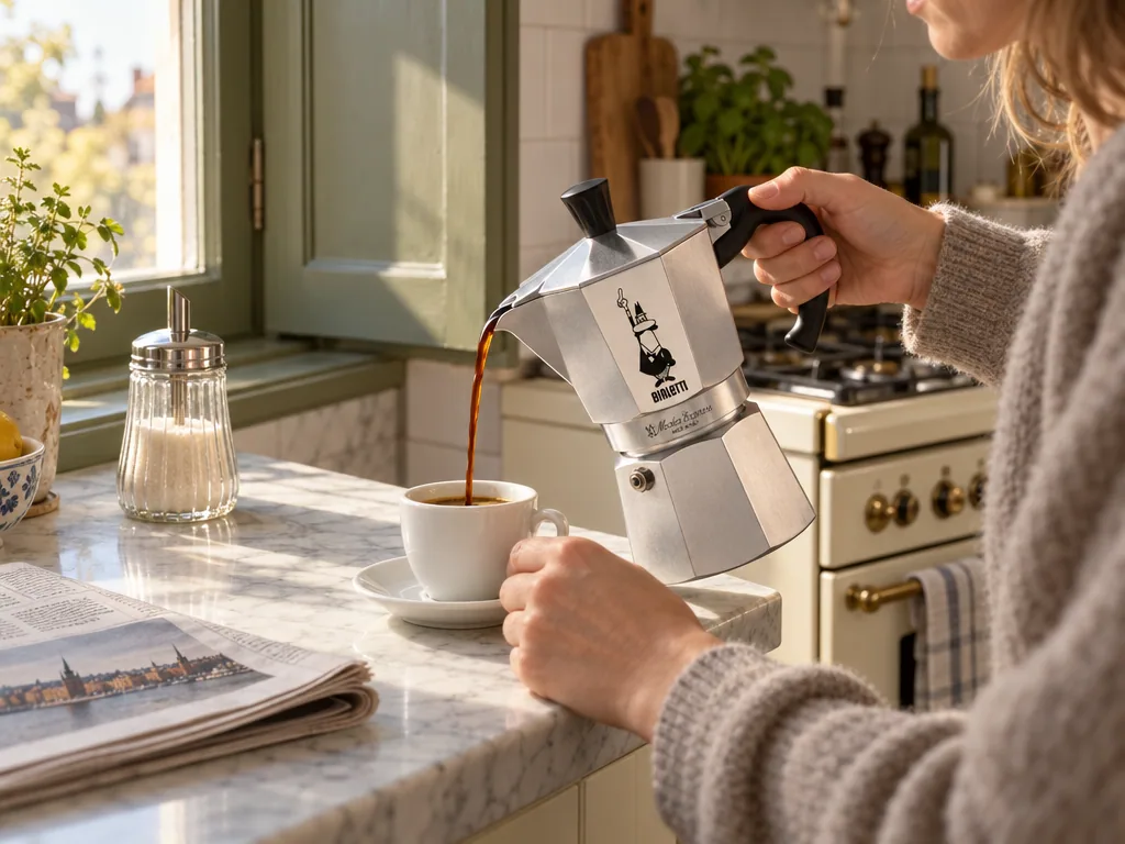 Användning mokabryggare: Bialetti Moka Express 3 koppar i vardagen