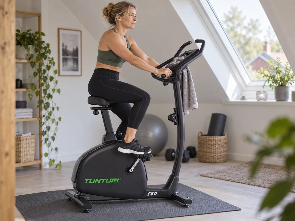 Användning motionscykel: Tunturi Signature E40 i vardagen