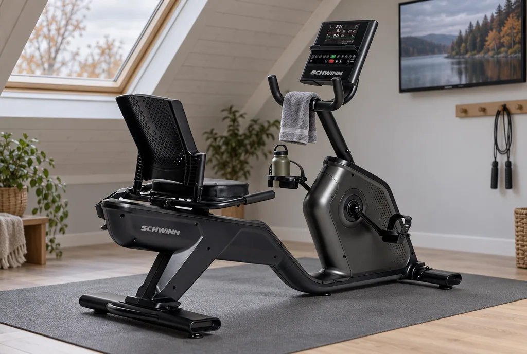 testx.se testar Schwinn 590R: bästa liggande motionscykel i vardagsmiljö