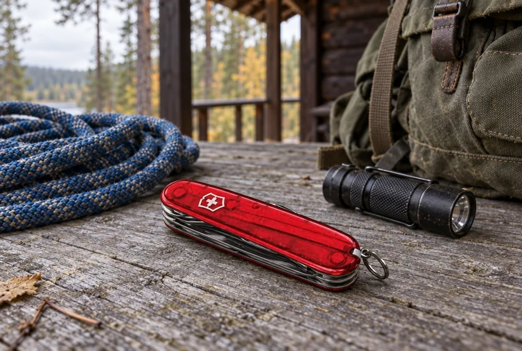 testx.se testar Victorinox Swiss Champ: flest funktioner i fickformat i vardagsmiljö