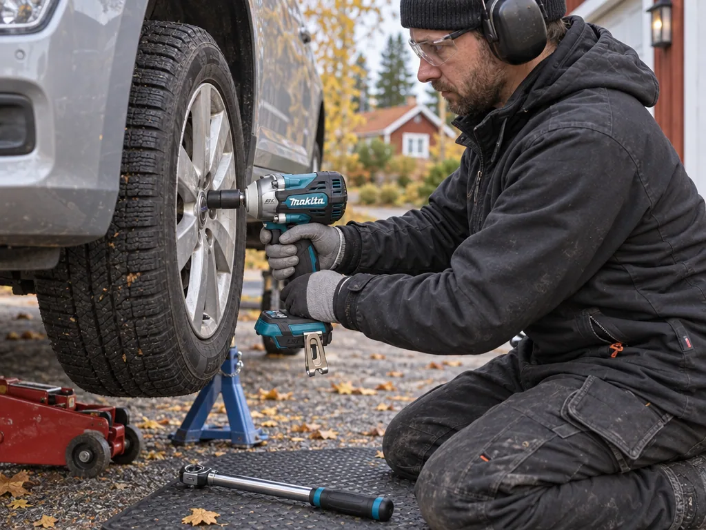 Användning mutterdragare: Makita DTW300Z Solo i vardagen
