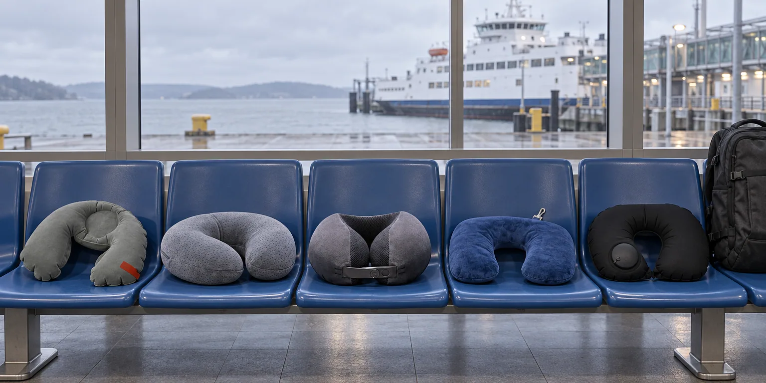 Testvinnarna från testet av nackkudde: Go Travel Classic Travel Snoozer, Tempur Transit, Go Travel The Ultimate 3.0, Samsonite vändbar kudde, ADJÖ Neck uppblåsbar