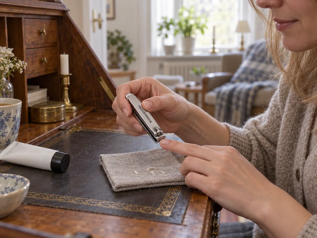 Användning nagelklippare: Tweezerman Stainless Steel Fingernail Clipper i vardagen