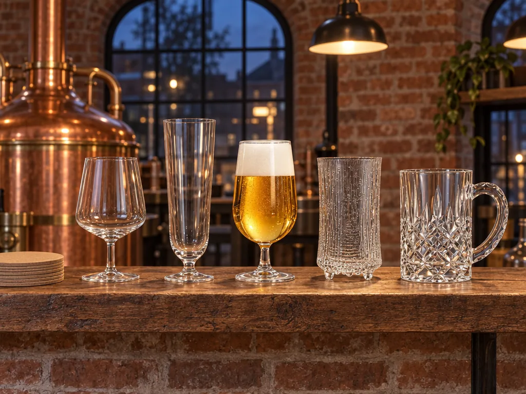 Olika sorters ölglas: de fem testade modellerna sida vid sida